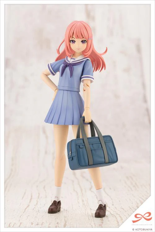 Sousai Shoujo Teien Touou High School Summer Clothes Madoka Yuki (Dreaming Style Milky Marine Ver.) 1/10 Scale Model Kit - Image 3