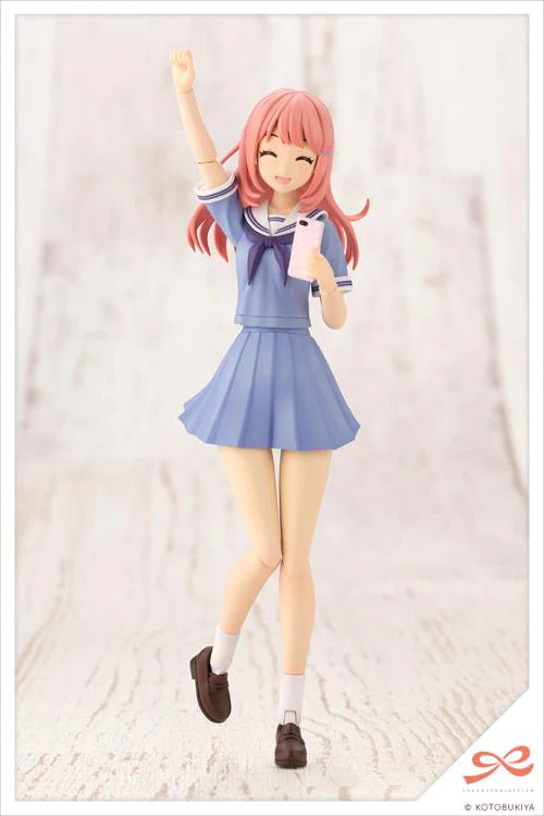 Sousai Shoujo Teien Touou High School Summer Clothes Madoka Yuki (Dreaming Style Milky Marine Ver.) 1/10 Scale Model Kit - Image 6