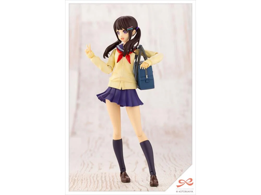 Sousai Shoujo Teien Touou High School Winter Clothes Madoka Yuki 1/10 Scale Model Kit - Image 11