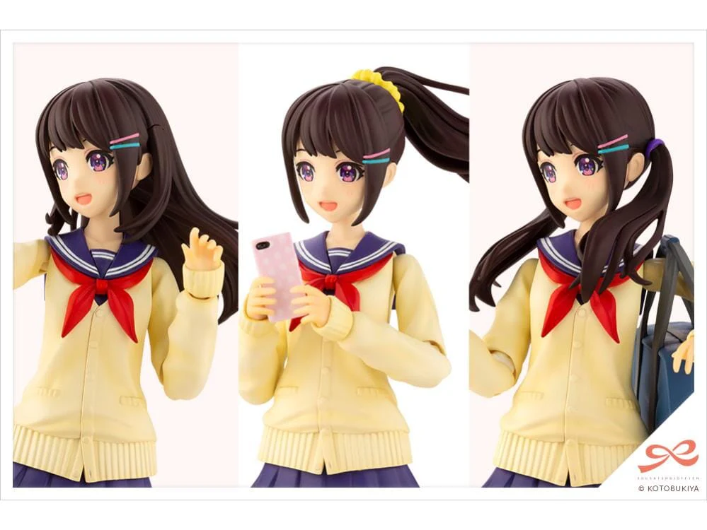 Sousai Shoujo Teien Touou High School Winter Clothes Madoka Yuki 1/10 Scale Model Kit - Image 14