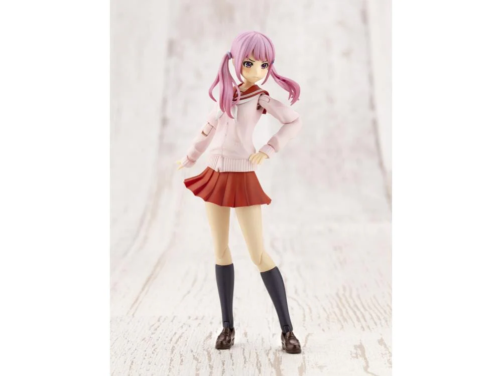 Sousai Shoujo Teien Touou High School Winter Clothes Yuki Madoka (Dreaming Style Fresh Berry Ver.) 1/10 Scale Model Kit - Image 4