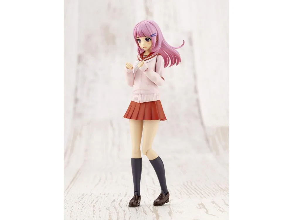 Sousai Shoujo Teien Touou High School Winter Clothes Yuki Madoka (Dreaming Style Fresh Berry Ver.) 1/10 Scale Model Kit - Image 5