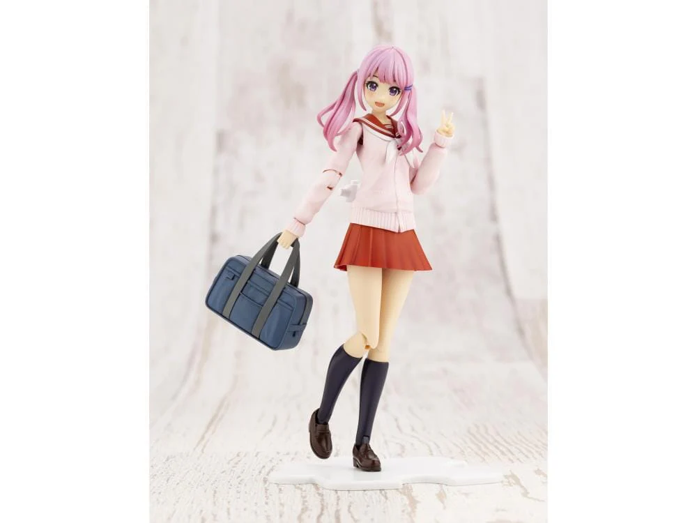 Sousai Shoujo Teien Touou High School Winter Clothes Yuki Madoka (Dreaming Style Fresh Berry Ver.) 1/10 Scale Model Kit - Image 7
