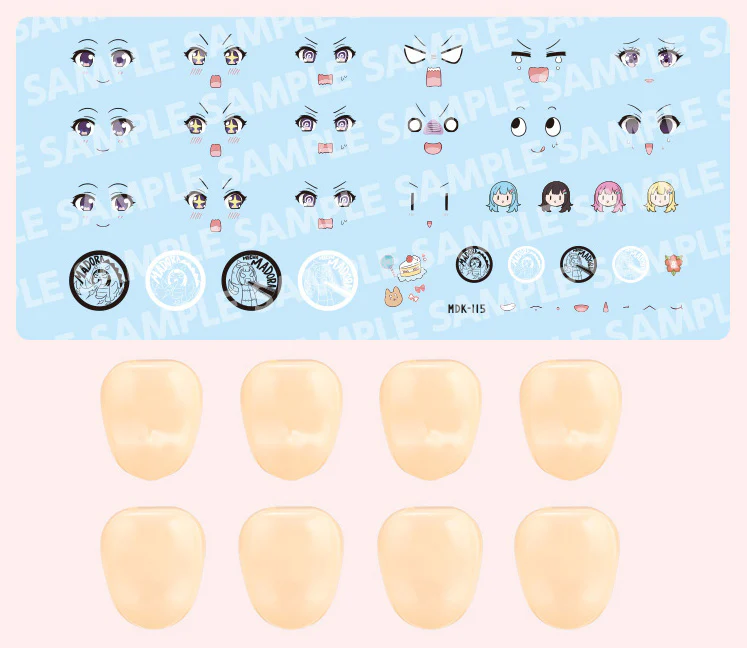 Sousai Shoujo Teien Vol. 5 Customized Face & Decal 1/10 Scale Set