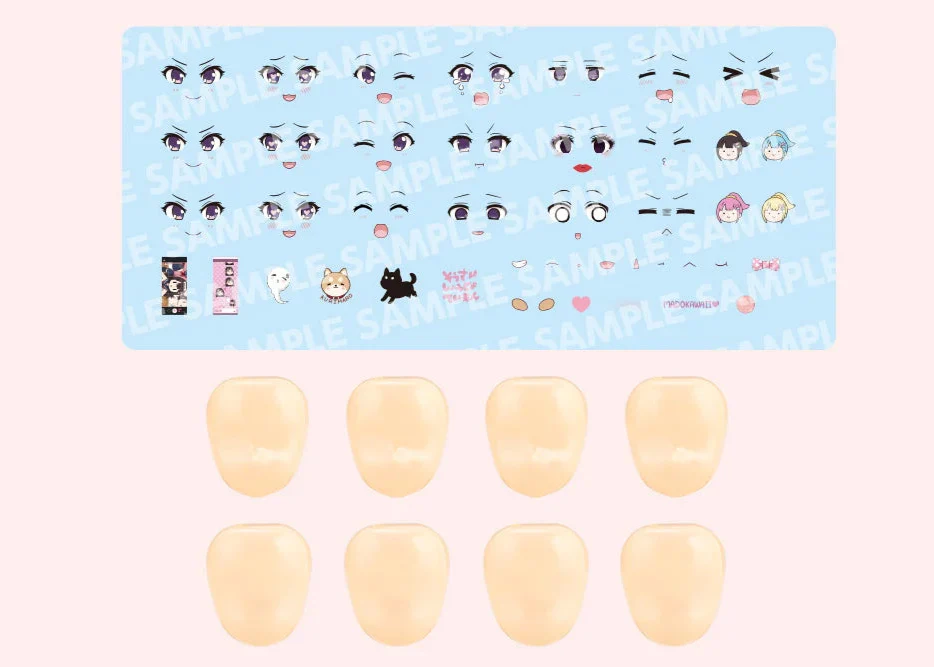 Sousai Shoujo Teien Vol. 7 Customized Face & Decal 1/10 Scale Set