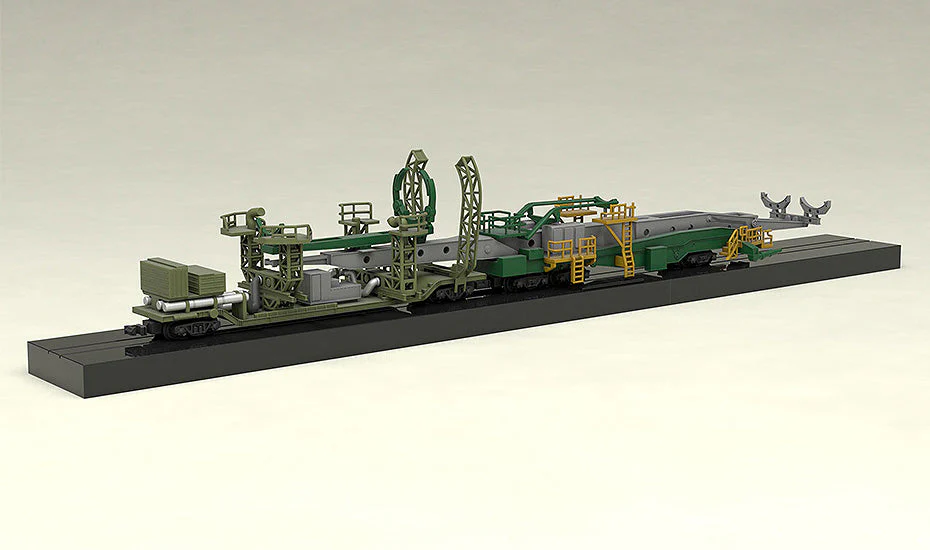 Soyuz Rocket & Transport Train MODEROID 1/150 Scale Model Kit (Reissue) - Image 8