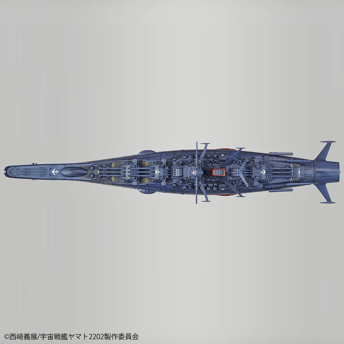 Space Battleship Yamato 2202 Space Battleship Yamato (Final Battle Ver.) 1/1000 Scale Model Kit - Image 7