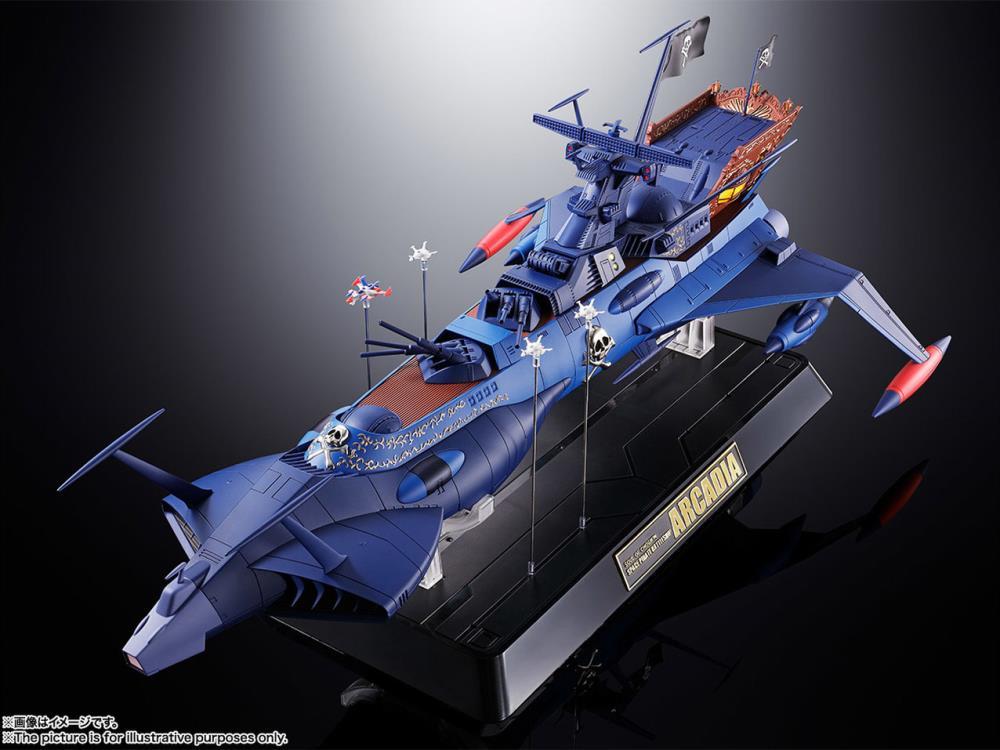 Space Pirate Captain Harlock Soul of Chogokin GX-93 Space Pirate Battleship Arcadia - Image 6
