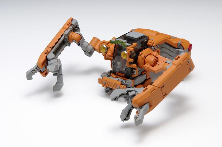 Wave Space Pod Crab-03 Orange/White (3.07 Inch Tall approx) Construction Equipment - Image 2