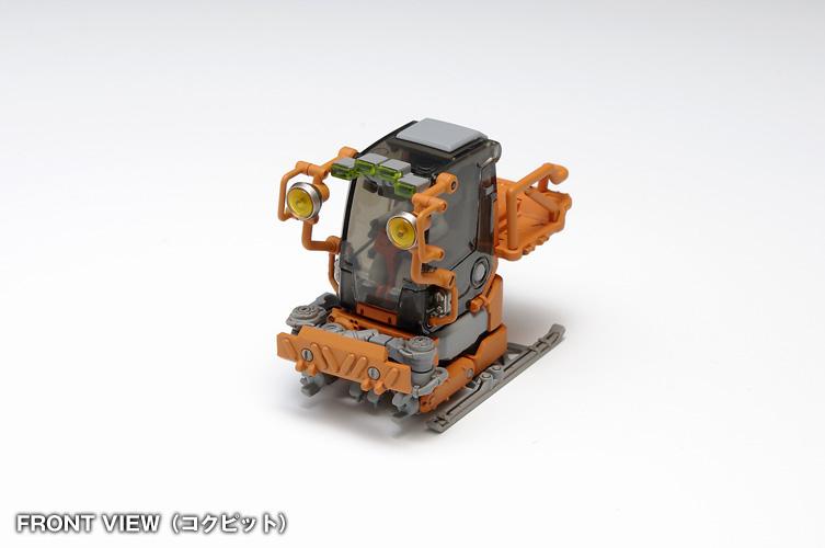 Wave Space Pod Crab-03 Orange/White (3.07 Inch Tall approx) Construction Equipment - Image 8