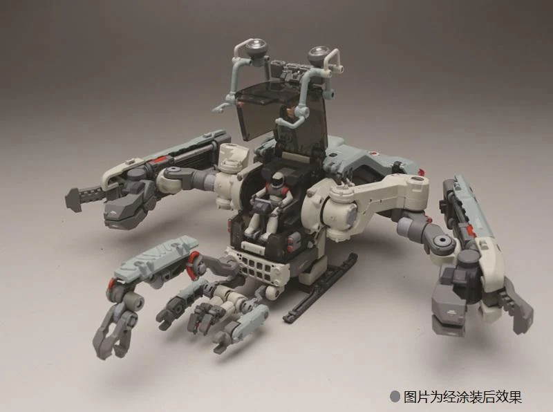 Space POD CRAB03 ER04 Grey Space Construction/Industrial Mobile Model kit - Image 11
