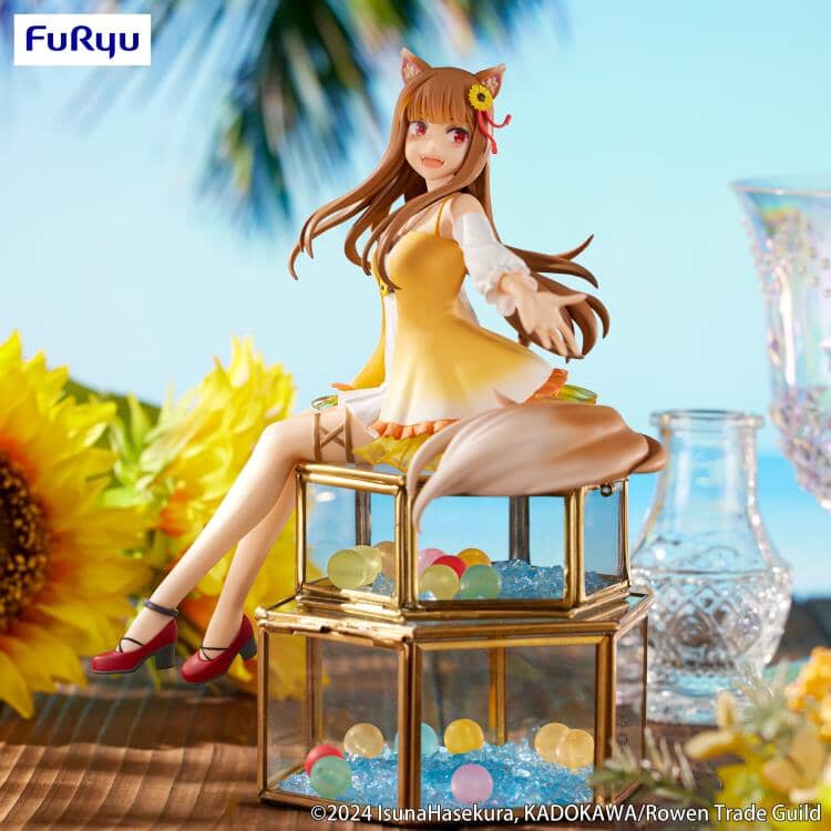 Spice and Wolf Holo (Sunflower Dress Ver.) Noodle Stopper Figure - Image 2