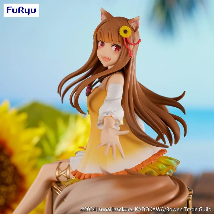 Spice and Wolf Holo (Sunflower Dress Ver.) Noodle Stopper Figure - Image 4