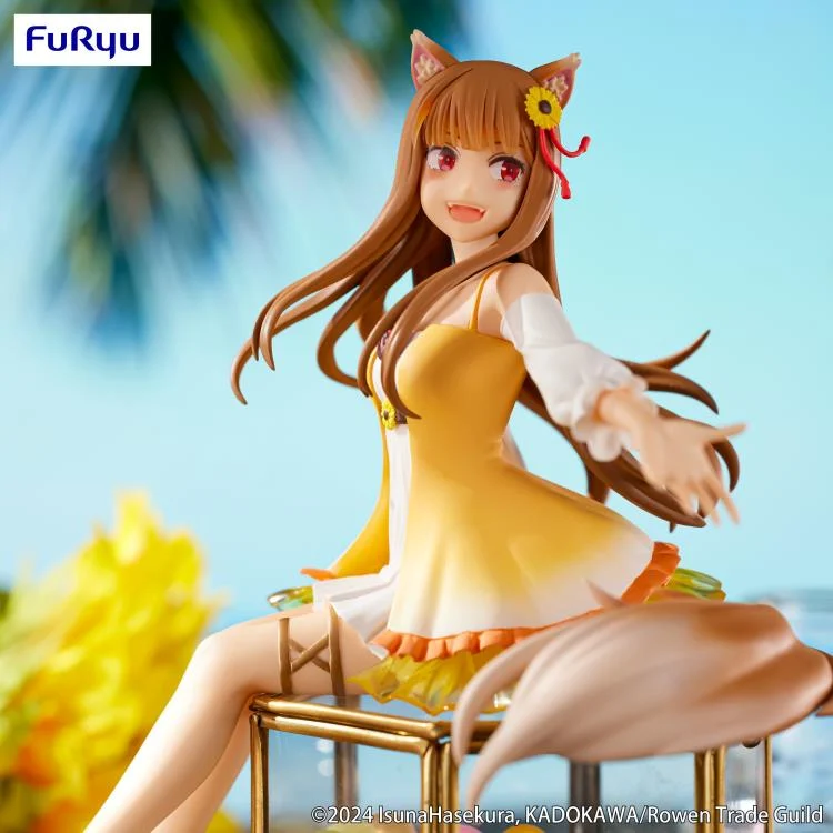 Spice and Wolf Holo (Sunflower Dress Ver.) Noodle Stopper Figure - Image 5