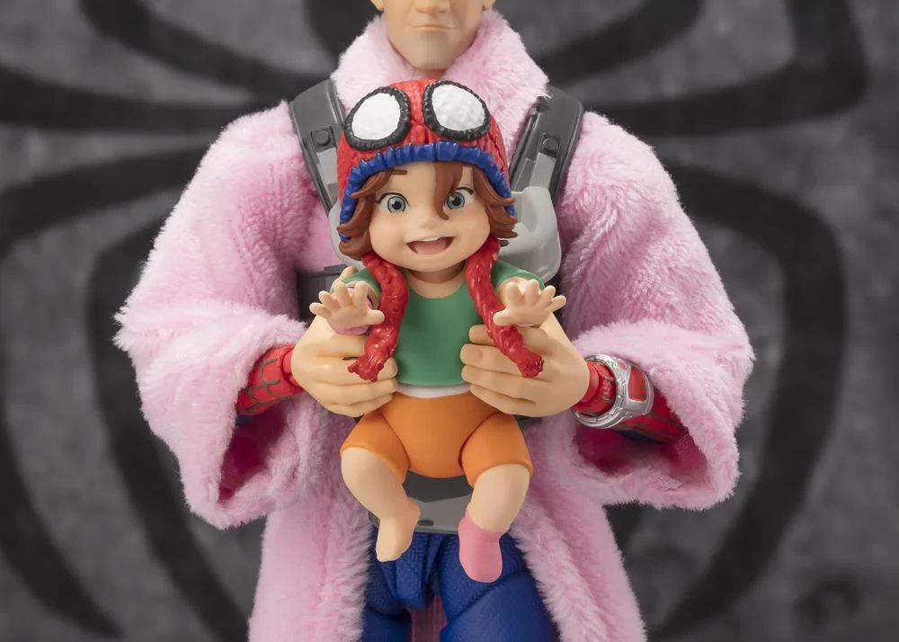 Spider-Man Across the Spider-Verse S.H.Figuarts Peter B. Parker & Mayday Parker Action Figure - Image 5