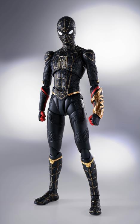 Spider-Man No Way Home S.H.Figuarts Spider-Man (Black & Gold Suit) - Image 2