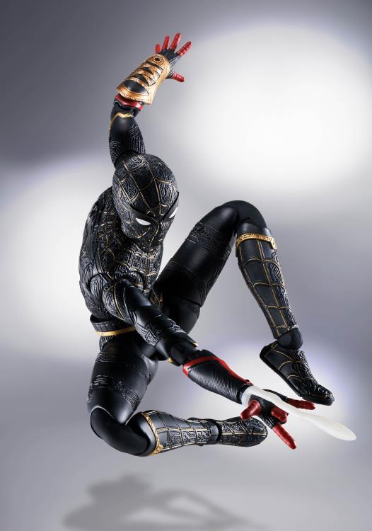 Spider-Man No Way Home S.H.Figuarts Spider-Man (Black & Gold Suit) - Image 6