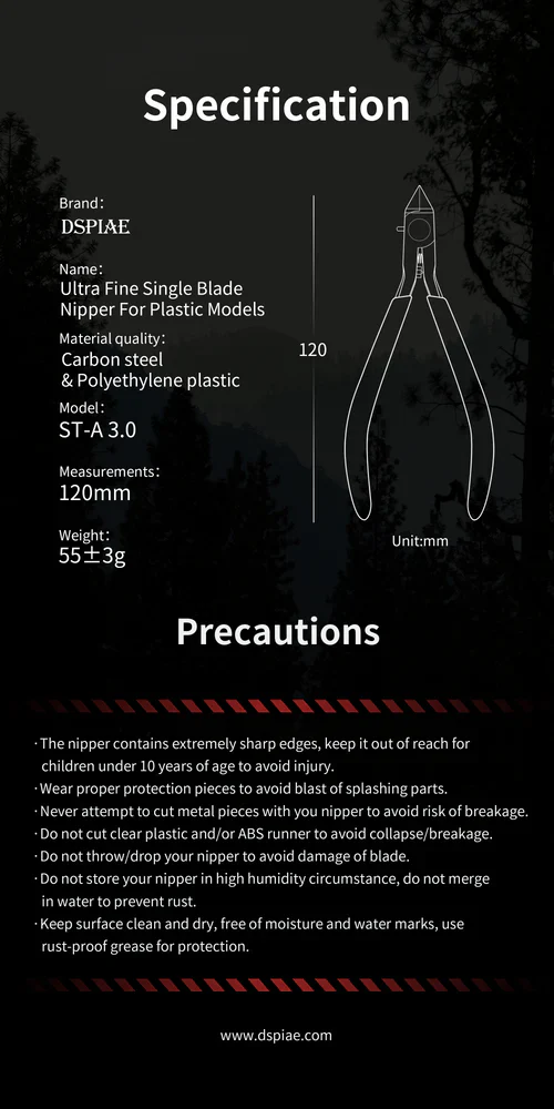 DSPIAE ST-A3.0 Single Blade Nipper - Image 16