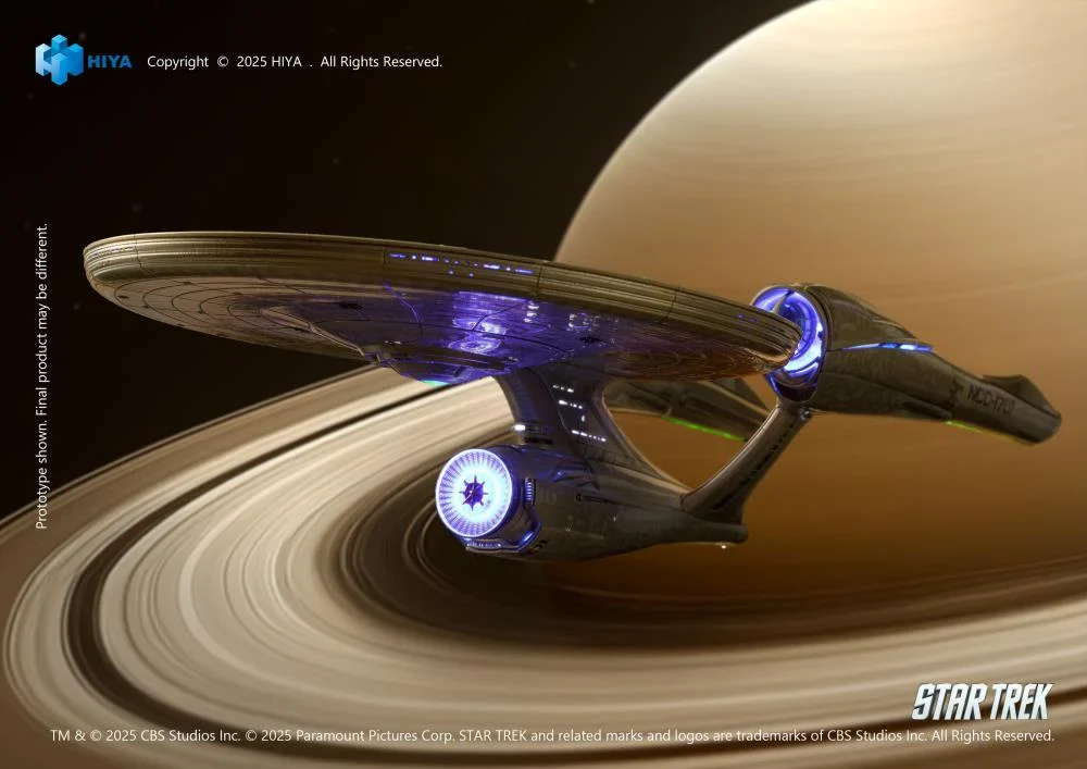 Star Trek (2009) REPLICAart Series U.S.S. Enterprise NCC-1701 PX Previews Exclusive Light-Up Starship - Image 2