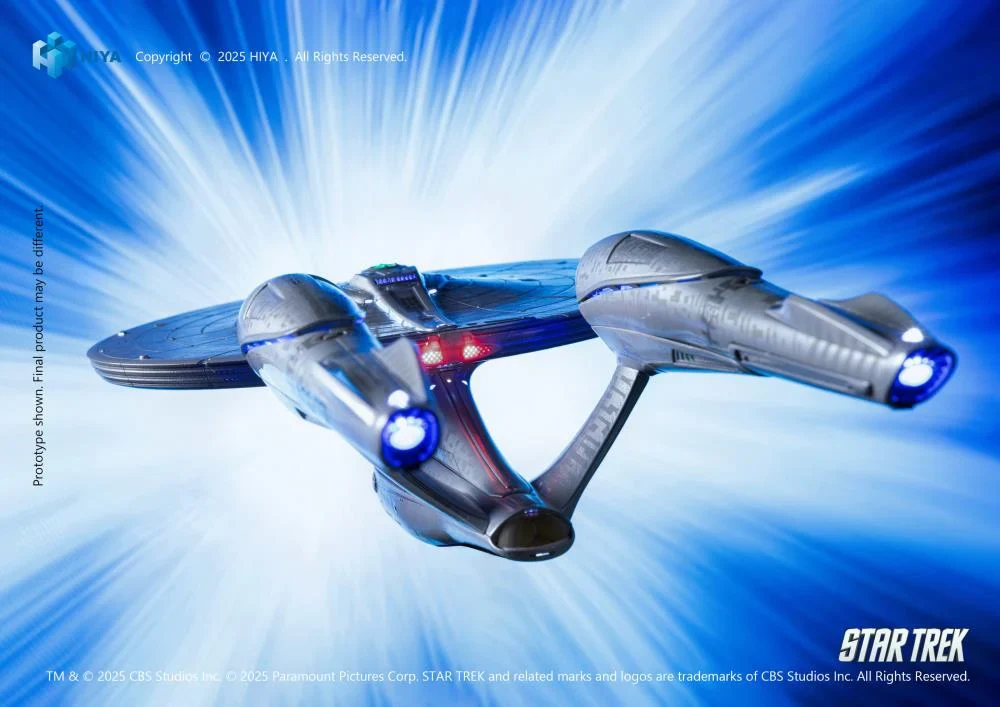 Star Trek (2009) REPLICAart Series U.S.S. Enterprise NCC-1701 PX Previews Exclusive Light-Up Starship - Image 4