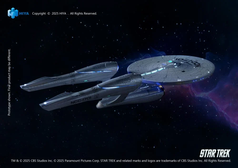Star Trek (2009) REPLICAart Series U.S.S. Enterprise NCC-1701 PX Previews Exclusive Light-Up Starship - Image 5