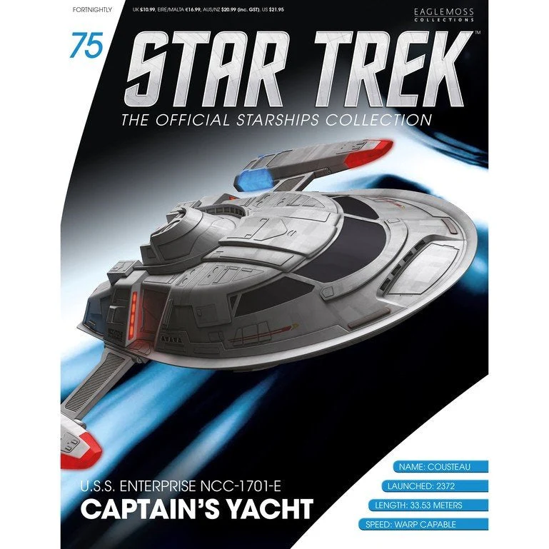 Star Trek Starships Collection #75 USS Enterprise NCC-1701-E Captain's Yacht - Image 3