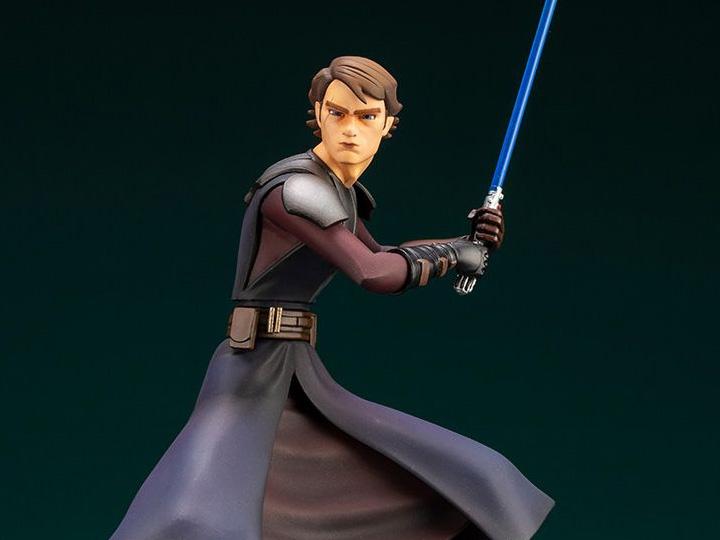 Star Wars: The Clone Wars ArtFX+ Anakin Skywalker Statue (With Ahsoka Tano Piece)