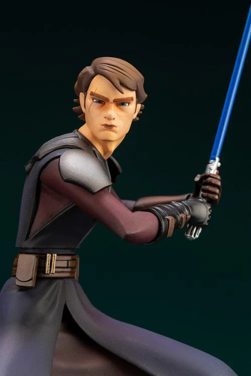 Star Wars: The Clone Wars ArtFX+ Anakin Skywalker Statue (With Ahsoka Tano Piece) - Image 10