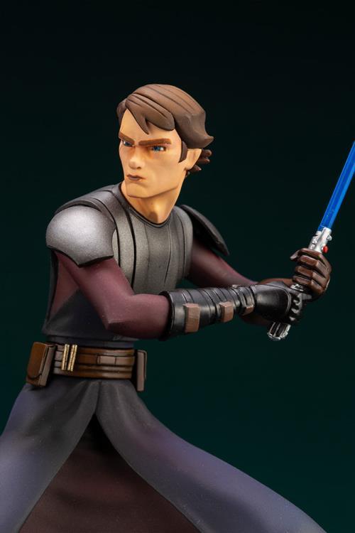 Star Wars: The Clone Wars ArtFX+ Anakin Skywalker Statue (With Ahsoka Tano Piece) - Image 11