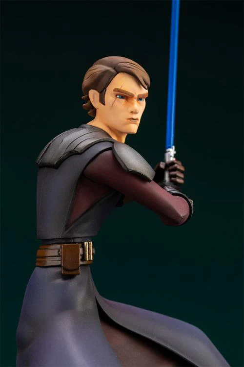 Star Wars: The Clone Wars ArtFX+ Anakin Skywalker Statue (With Ahsoka Tano Piece) - Image 12