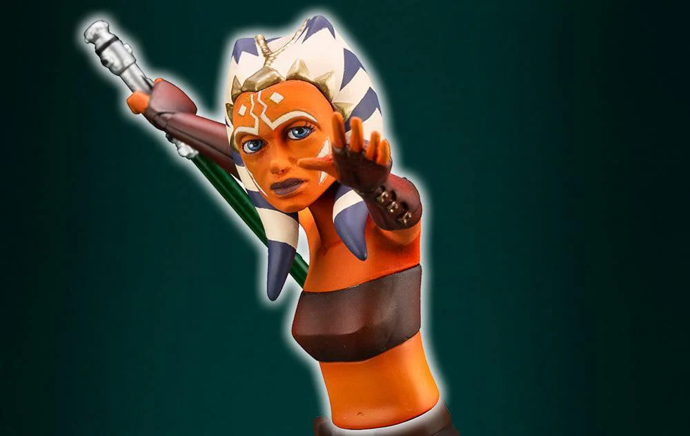 Star Wars: The Clone Wars ArtFX+ Anakin Skywalker Statue (With Ahsoka Tano Piece) - Image 14