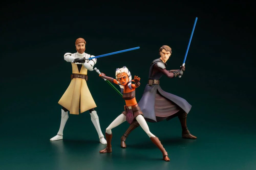 Star Wars: The Clone Wars ArtFX+ Anakin Skywalker Statue (With Ahsoka Tano Piece) - Image 15