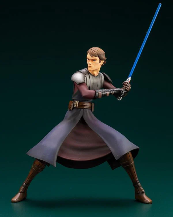 Star Wars: The Clone Wars ArtFX+ Anakin Skywalker Statue (With Ahsoka Tano Piece) - Image 3