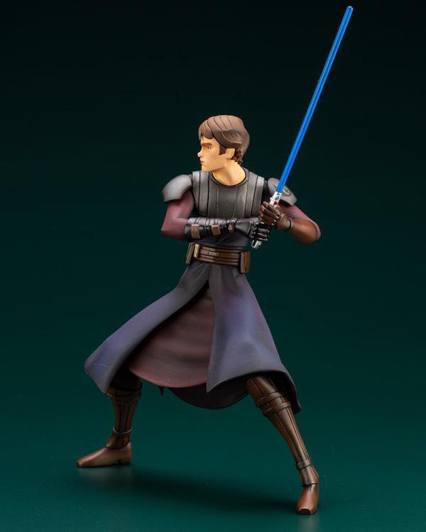 Star Wars: The Clone Wars ArtFX+ Anakin Skywalker Statue (With Ahsoka Tano Piece) - Image 4