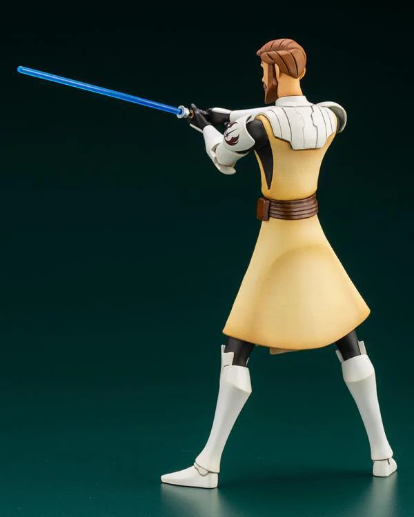 Star Wars: The Clone Wars ArtFX+ Obi-Wan Kenobi Statue (With Ahsoka Tano Piece) - Image 5