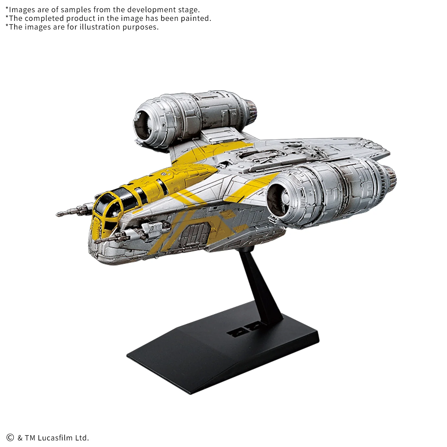 Star Wars The Mandalorian and Grogu Vehicle Model 019 Razor Crest Model Kit - Image 2