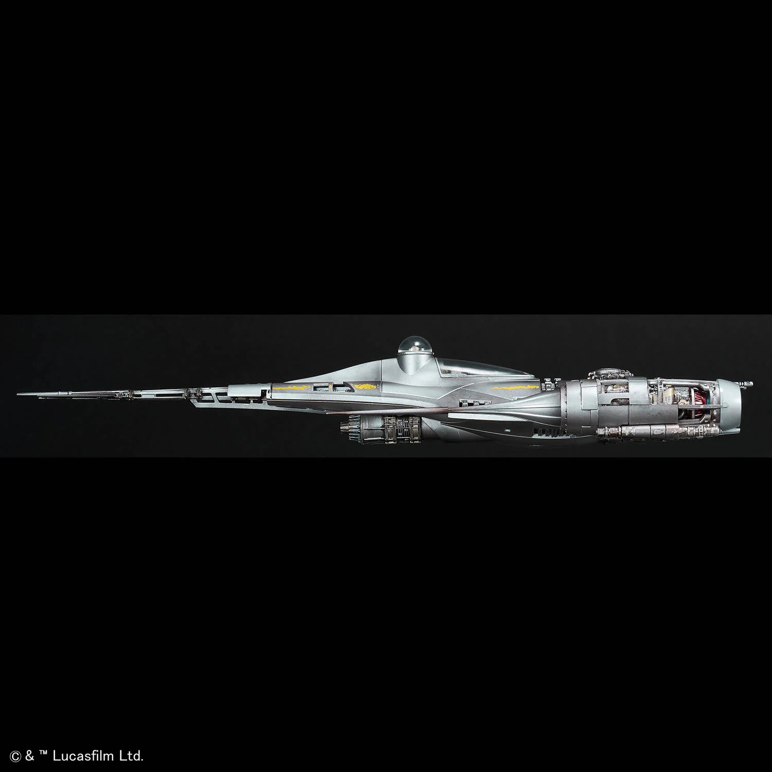 Star Wars The Mandalorian Mandalorian N-1 Starfighter 1/48 Scale Model Kit - Image 12