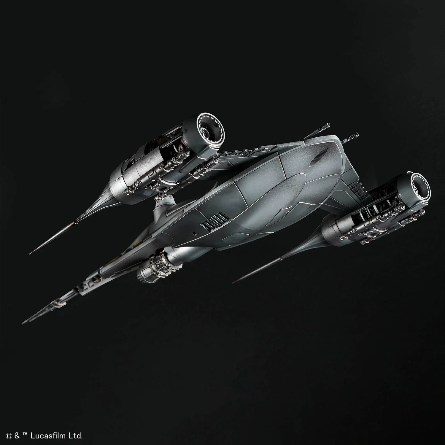 Star Wars The Mandalorian Mandalorian N-1 Starfighter 1/48 Scale Model Kit - Image 13