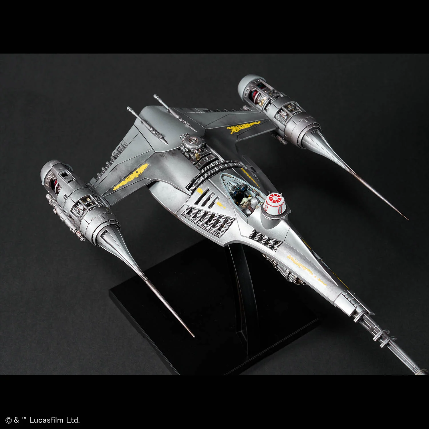 Star Wars The Mandalorian Mandalorian N-1 Starfighter 1/48 Scale Model Kit - Image 5