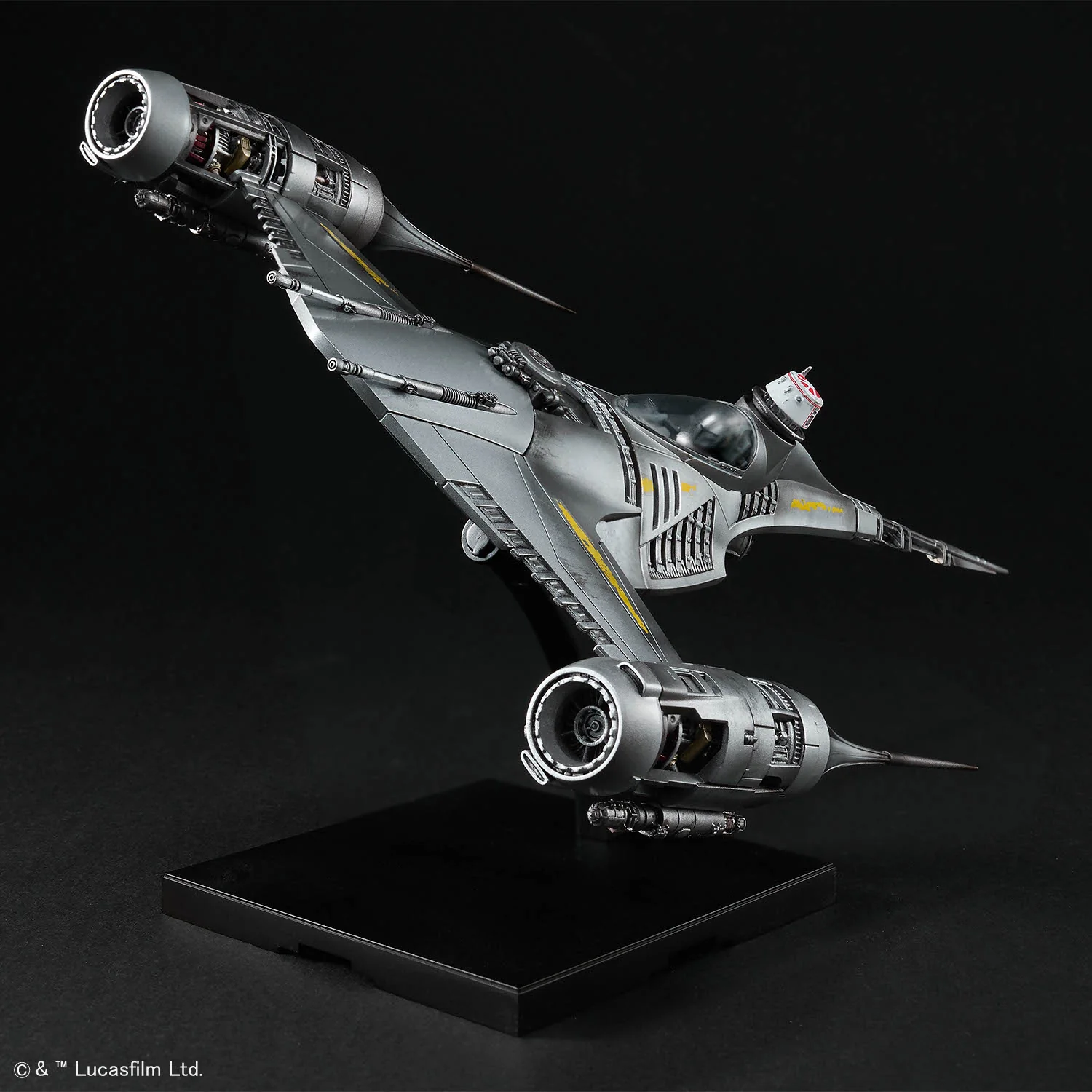 Star Wars The Mandalorian Mandalorian N-1 Starfighter 1/48 Scale Model Kit - Image 9