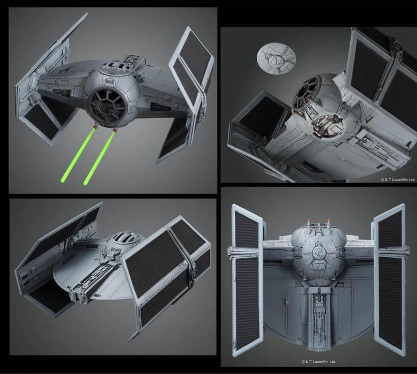 Star Wars TIE Fighter Advanced X1 1/72 Scale Model Kit - Image 5
