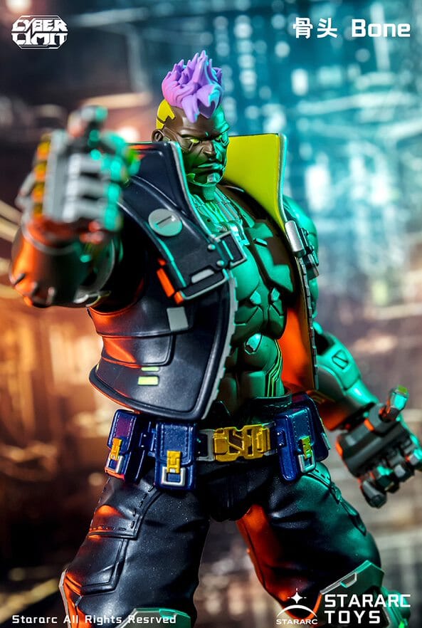 Stararc Toys Cyber Limit Series Bone 1/12 Scale Action Figure - Image 3