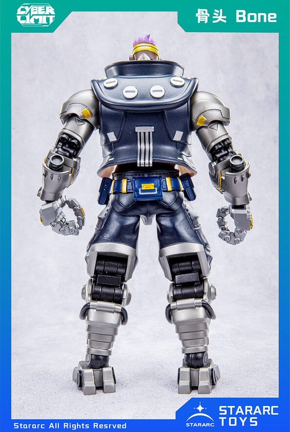 Stararc Toys Cyber Limit Series Bone 1/12 Scale Action Figure - Image 4