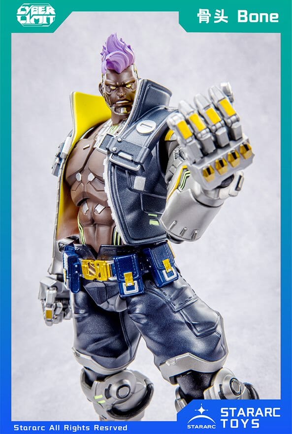 Stararc Toys Cyber Limit Series Bone 1/12 Scale Action Figure - Image 6