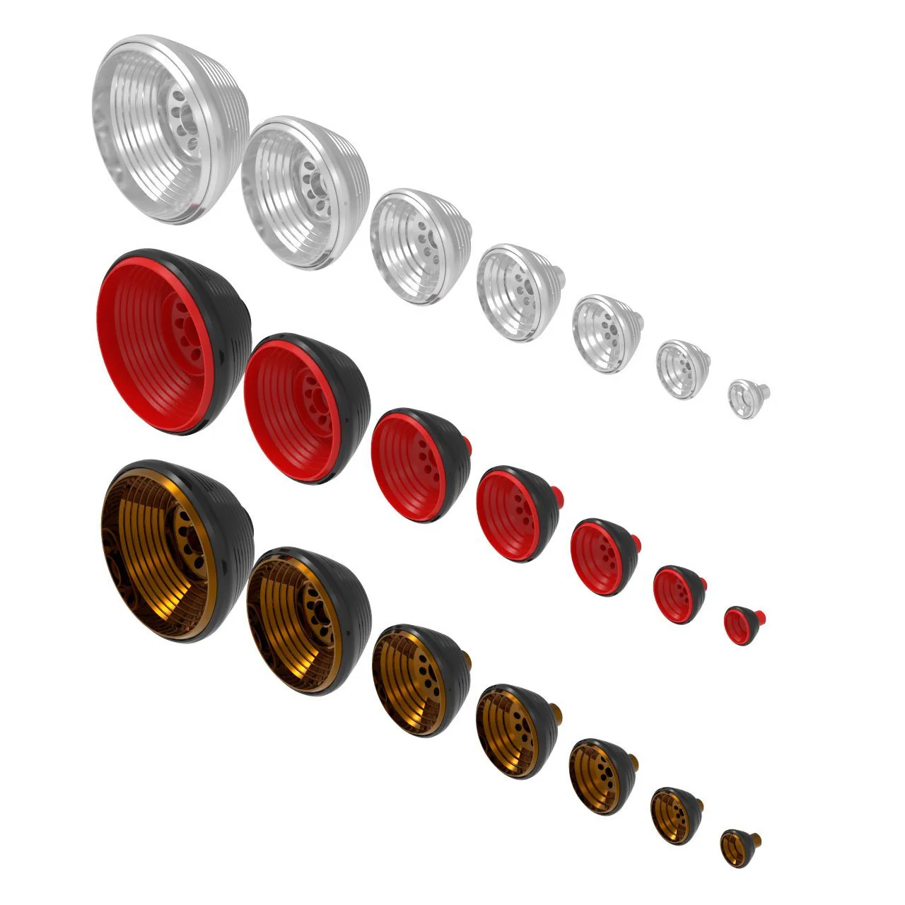 HiQ Parts STD Thruster Short 8.0mm (2sets) - Image 6