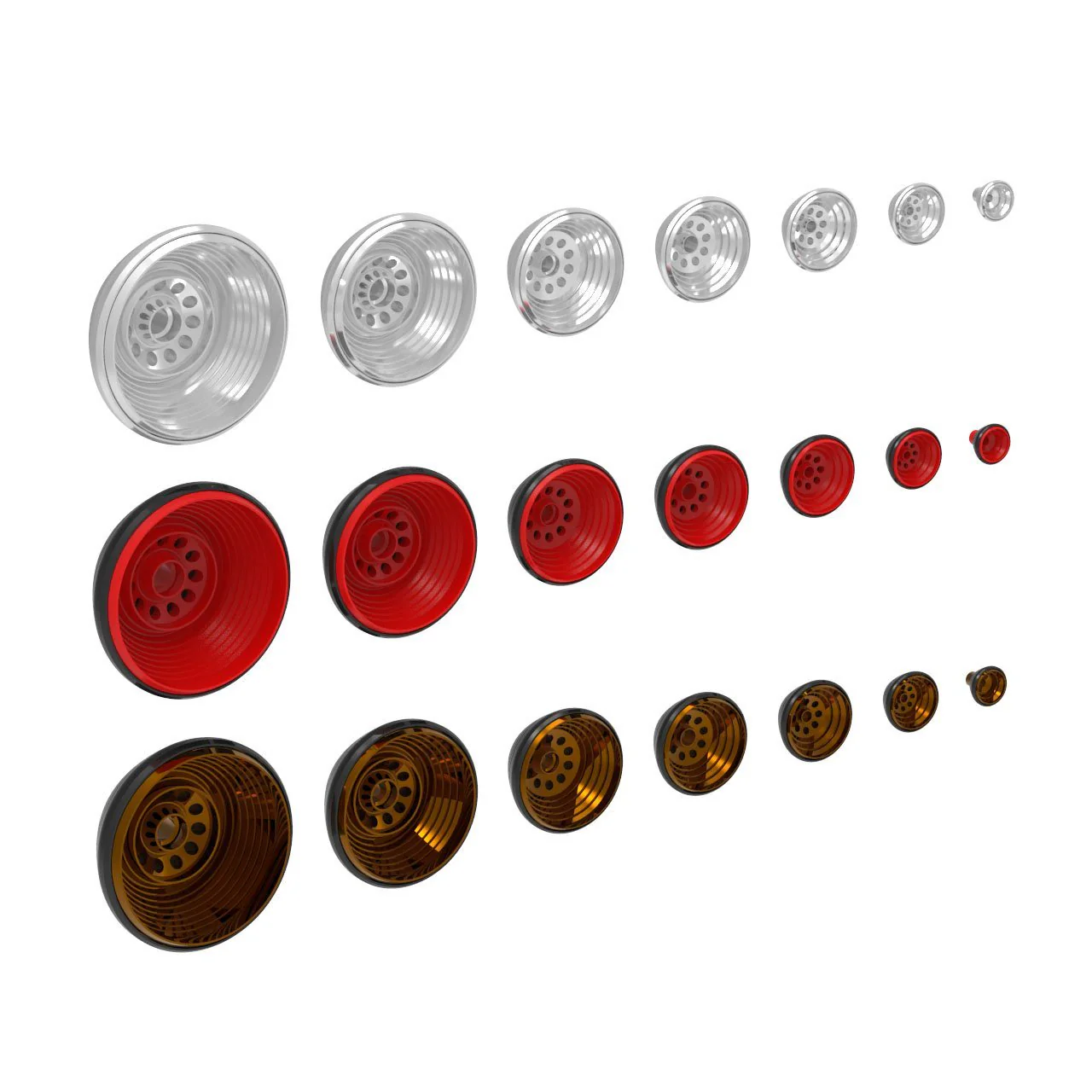 HiQ Parts STD Thruster Short 12.0mm (2sets) - Image 4