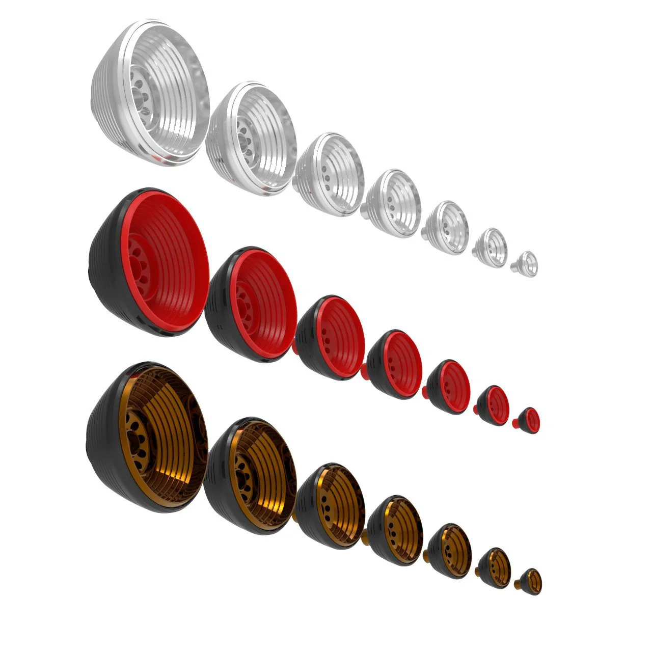 HiQ Parts STD Thruster Short 16.0mm (2sets) - Image 5