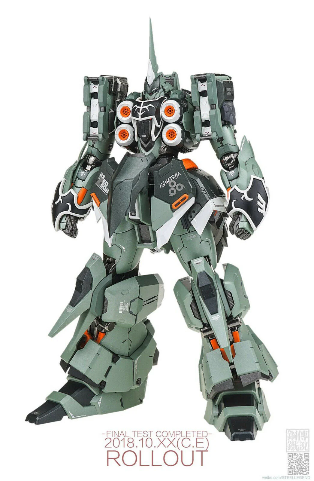 Steel Legend 1/100 Sl-01 Kshatriya Nz666 Alloy Version Metal Build - Image 7