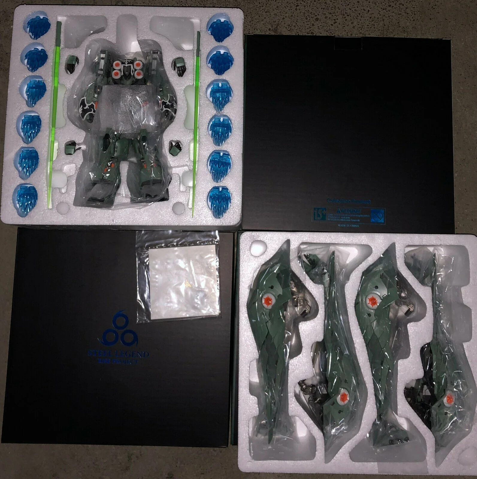 Steel Legend 1/100 Sl-01 Kshatriya Nz666 Alloy Version Metal Build - Image 9