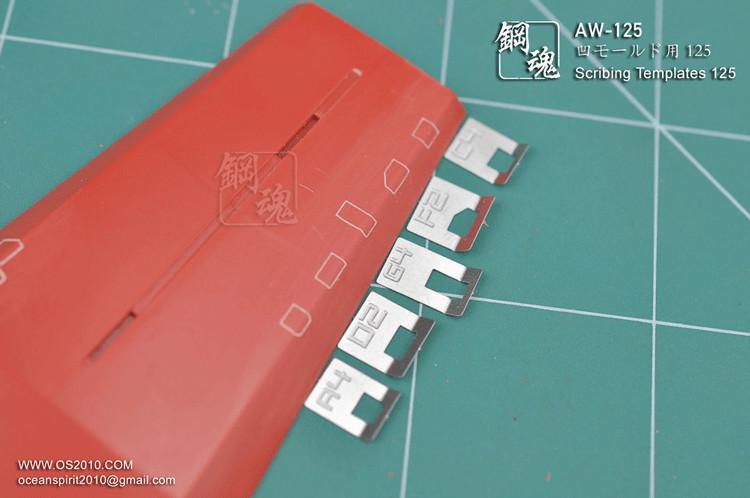 Steel Spirit AW-125 Scribing Templates / Stencil - Image 2
